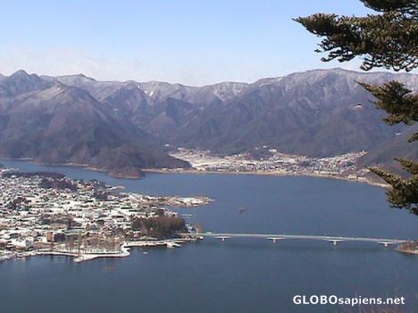 Postcard Beutiful Kawaguchiko Lake