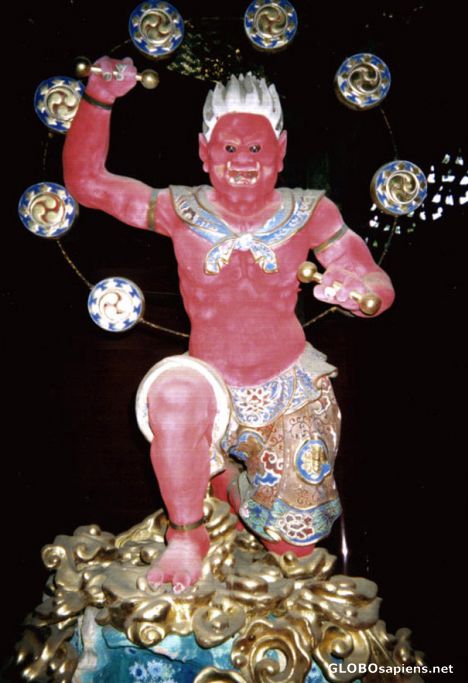 Postcard A Statue of a demon