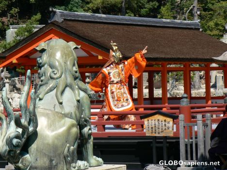 Postcard The Bugaku