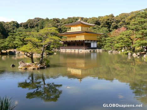 Postcard Kinkakuji Temple
