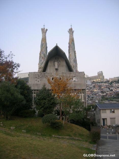 Postcard Church of the martyrdom of 26 Saints of Japan