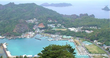 Postcard Inner Port of Omura