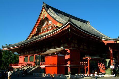 Postcard Japan, Tokyo - in the historic quarter