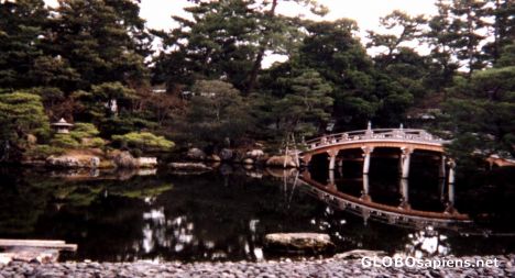 Postcard Kyoto Imperial Palace Gardens