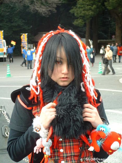 Postcard Harajuku Girl