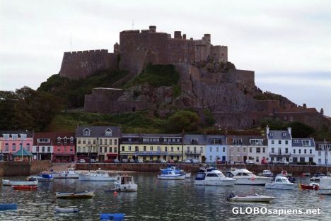Postcard Jersey - Gorey Castle 1