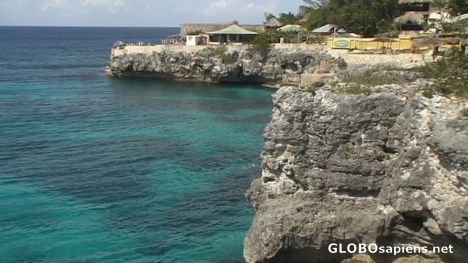 The cliffs of Negril