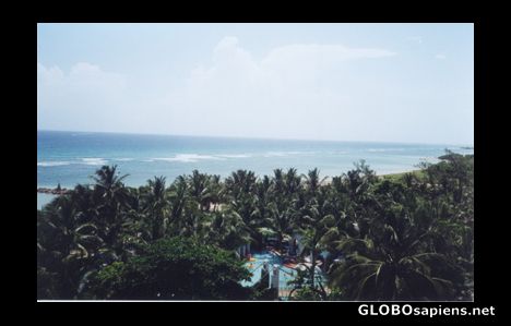 Postcard The view from our hotel room in Montego Bay