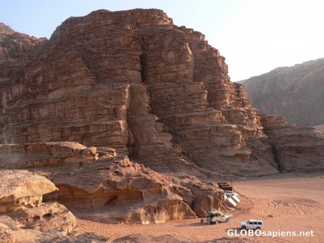 Postcard The Wadi Rum desert