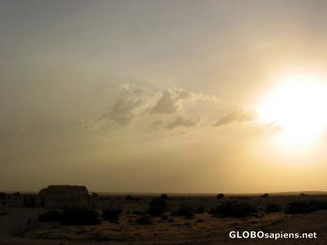 Postcard Desert Sunset