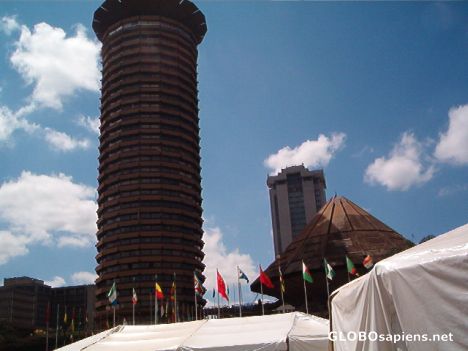 Postcard kenyata Int Convention Centre