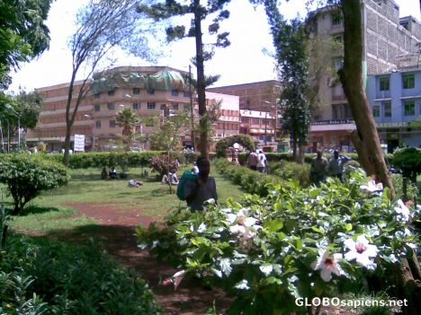 Postcard Christina Garden, Thika
