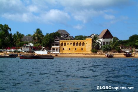 Postcard Lamu - one of the palaces