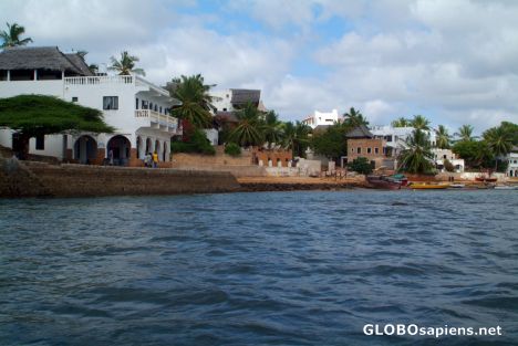 Postcard Lamu - Lamu town's suburb