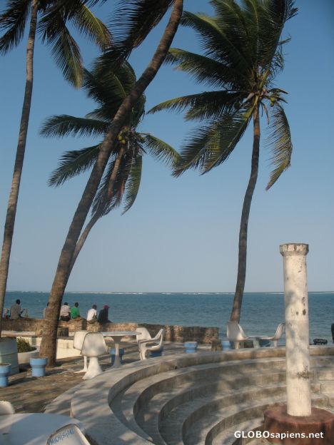Postcard Beautiful view of the Indian Ocean
