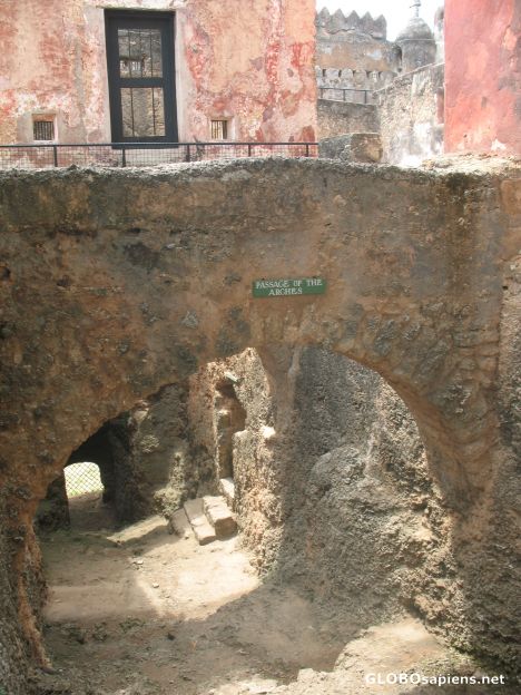 Postcard Fort Jesus Passage of the Arches