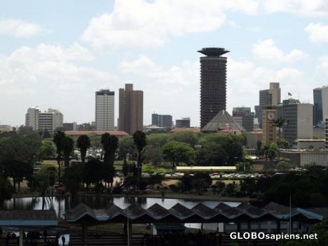 Postcard Nairobi city center.