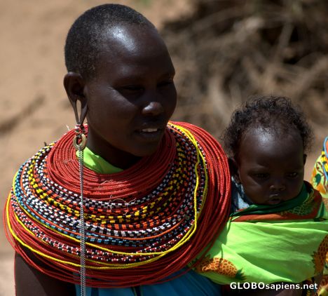 Postcard Samburu Woman