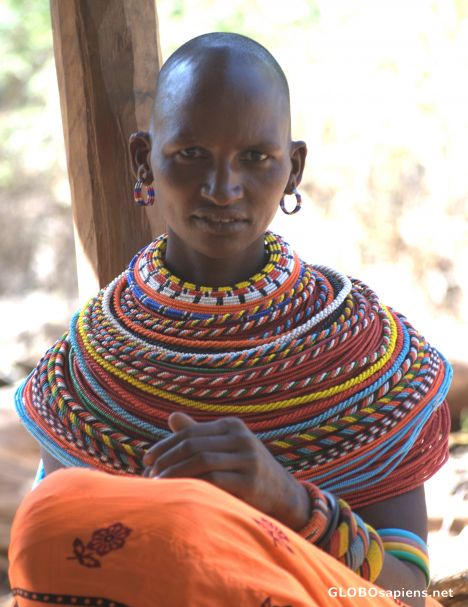 Postcard Samburu Woman