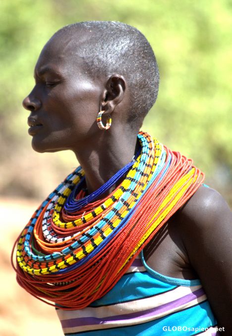 Postcard Samburu Woman