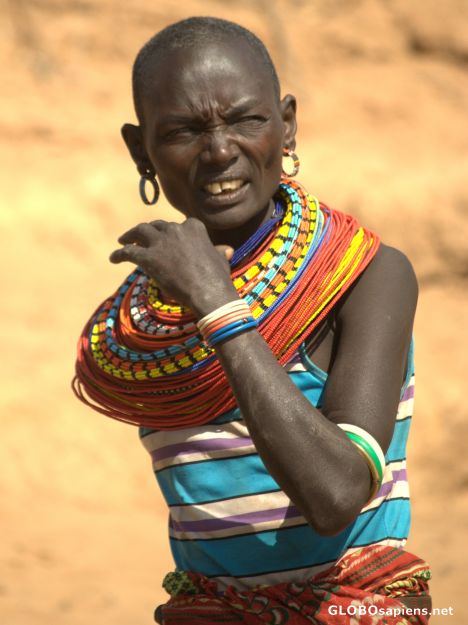Postcard Samburu Woman