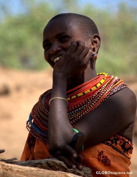 Postcard Samburu Woman