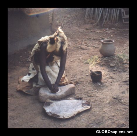 Postcard Kalenjin Woman