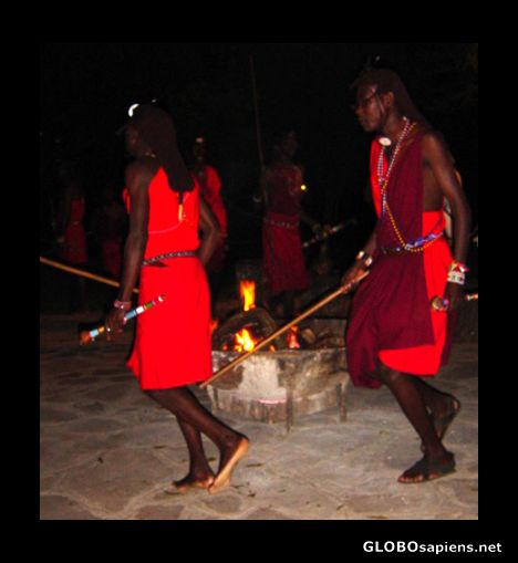 Postcard Masai Mara Warriors
