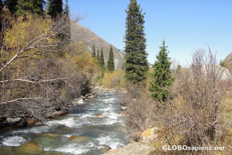 Postcard ala archa river valley