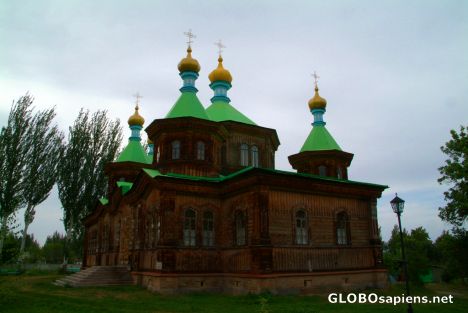Postcard Karakol - Old Church 3