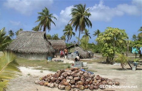 Kiritimati village