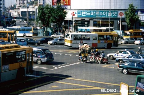 Postcard Crazy intersection