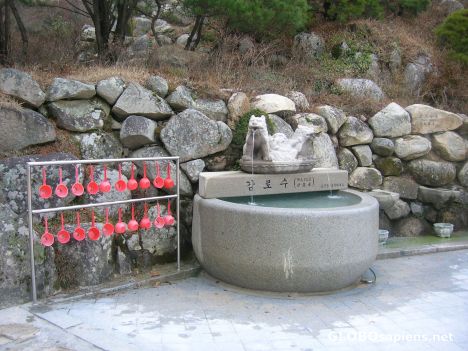Postcard Fresh water for pilgrims