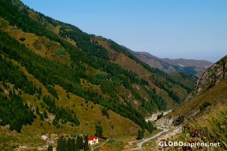 Postcard Big Almaty River Valley 1