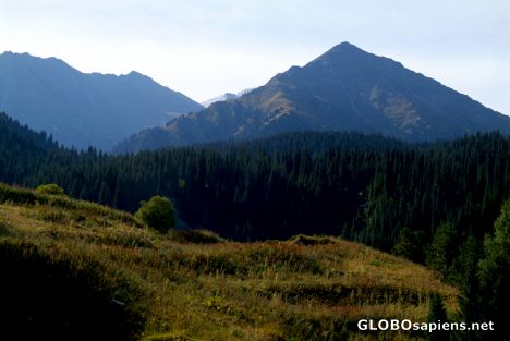 Postcard Big Almaty River Valley 2