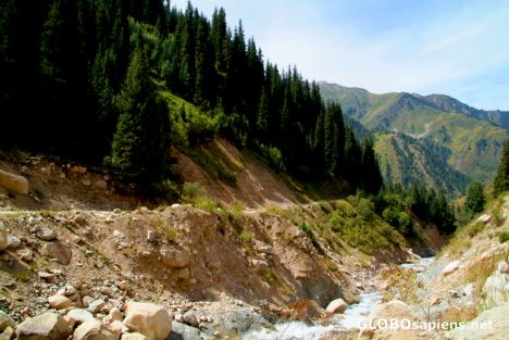 Postcard Big Almaty River