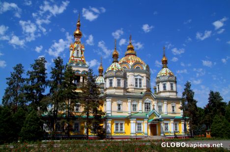 Postcard Almaty - Zenkov Cathedral 2