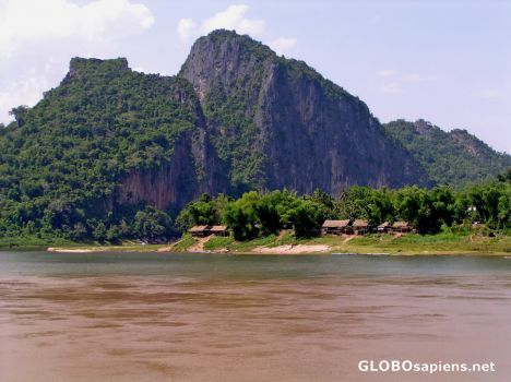 Postcard Near the Pak Ou Caves