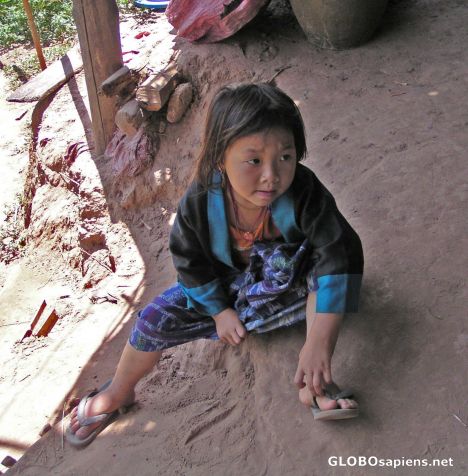 Postcard Little girl