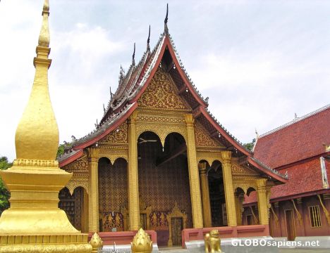 Postcard Wat Xieng Thong