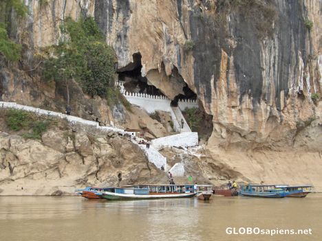 Postcard Pak Ou Caves