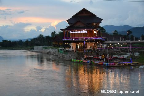 Postcard Sunset in Vang Vieng