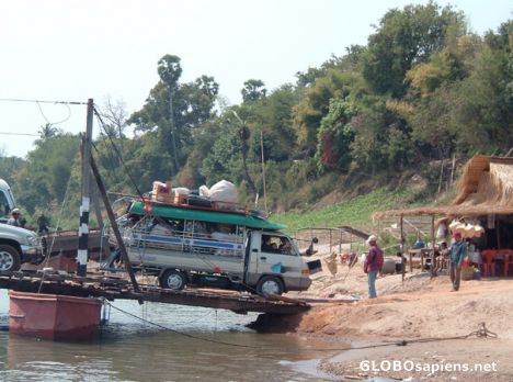 Postcard Ferry in Champasak