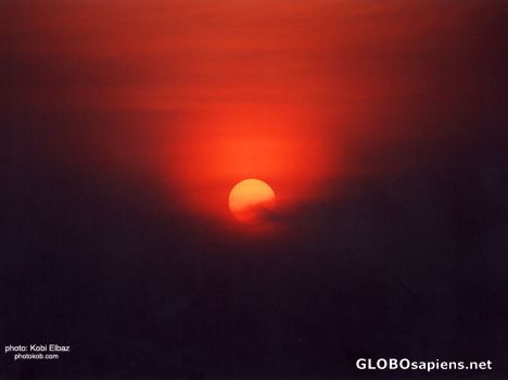 Postcard Sunset in Vientiane