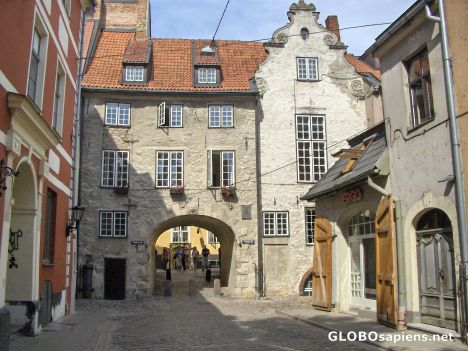 Postcard Old Town Gate
