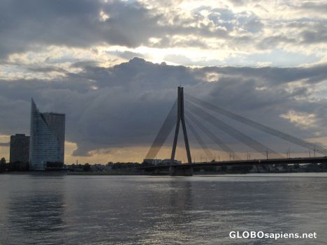 Postcard New face of Riga