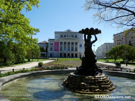 Postcard The Opera