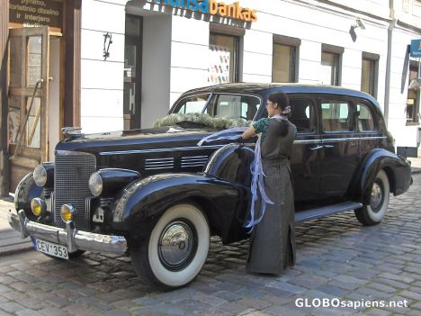 Postcard Kaunas old city