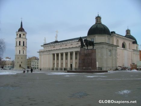 Postcard Vilnius cathedral