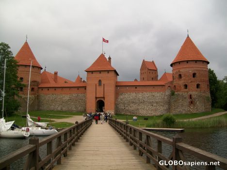 Postcard Lituania, Trakai